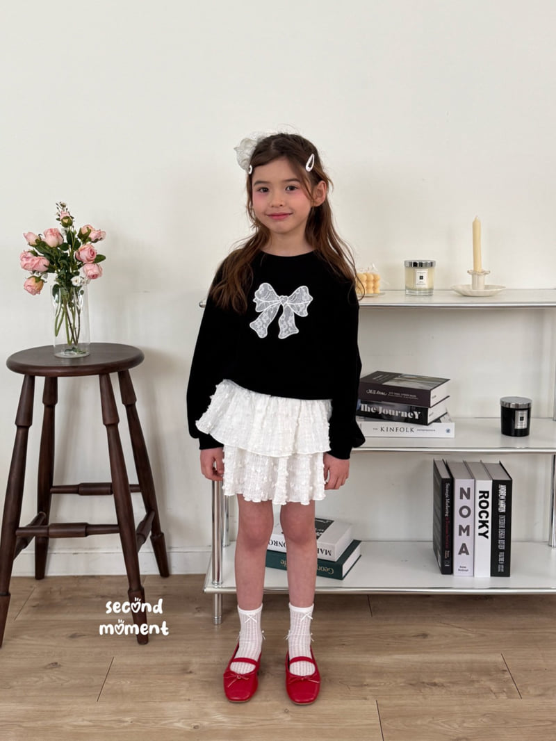 Second Moment - Korean Children Fashion - #fashionkids - Night Sweet Bean Tiered Skirt - 11