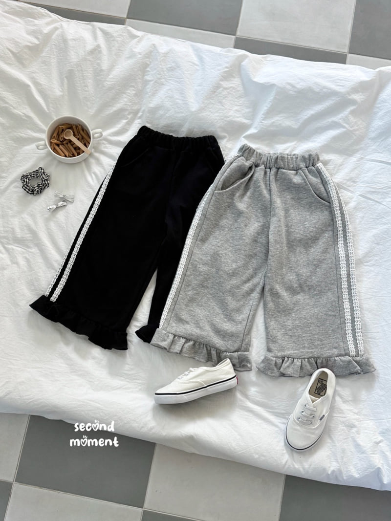 Second Moment - Korean Children Fashion - #kidsshorts - Frill Lace Pants