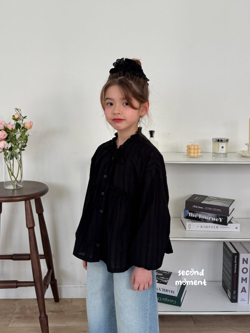 Second Moment - Korean Children Fashion - #kidsshorts - Embroidered Blouse - 7