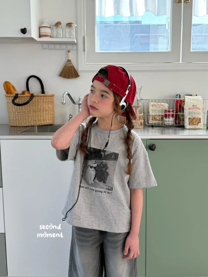 Second Moment - Korean Children Fashion - #fashionkids - Kitsch Short Sleeve Tee - 4