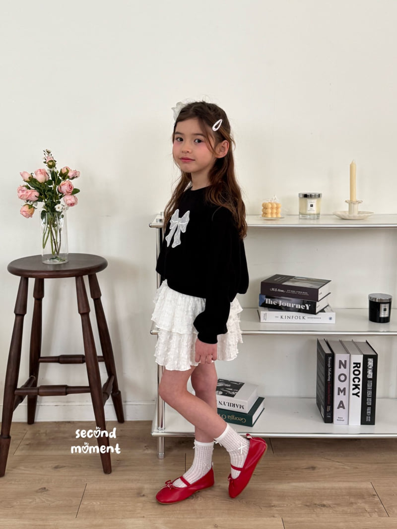 Second Moment - Korean Children Fashion - #kidsshorts - Night Sweet Bean Tiered Skirt - 12