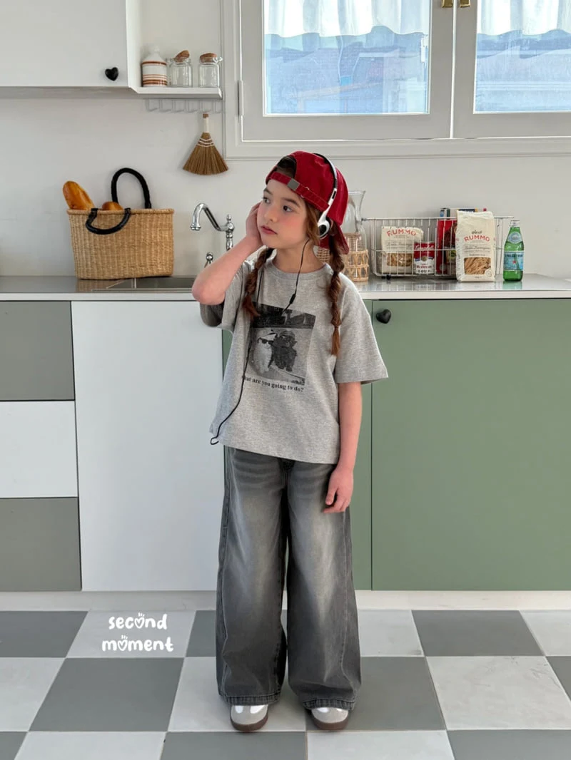 Second Moment - Korean Children Fashion - #kidsstore - Kitsch Short Sleeve Tee - 5