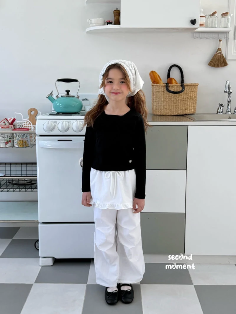 Second Moment - Korean Children Fashion - #kidsstore - Charming Ribbon Tee - 2