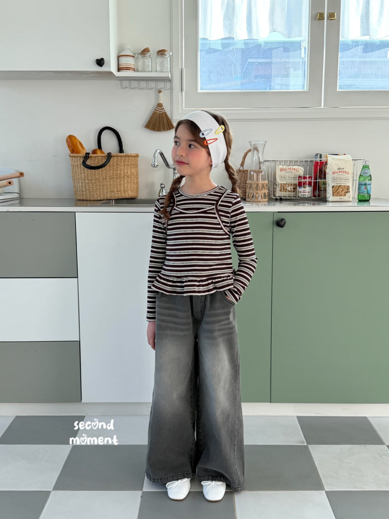 Second Moment - Korean Children Fashion - #kidzfashiontrend - Spring Candy Frill Tee - 2