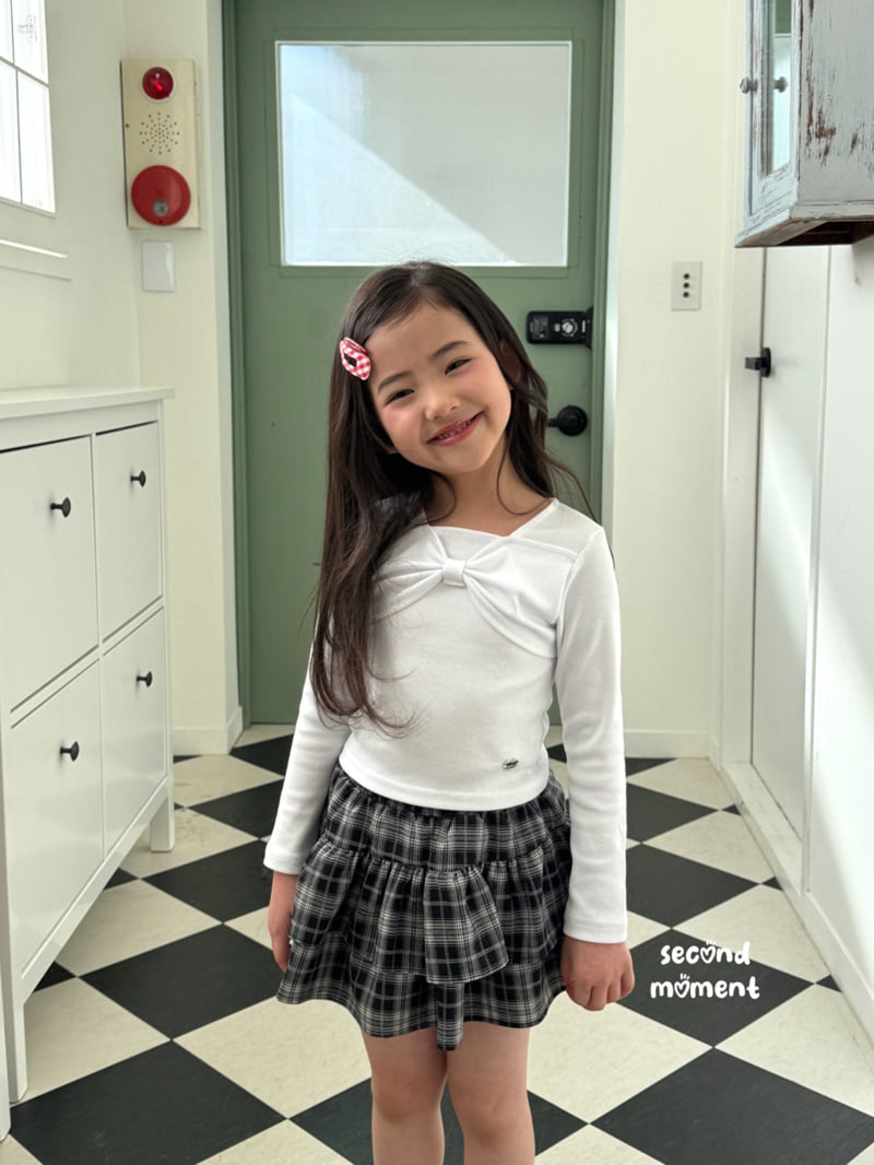 Second Moment - Korean Children Fashion - #kidzfashiontrend - Rosie Check Skirt - 7