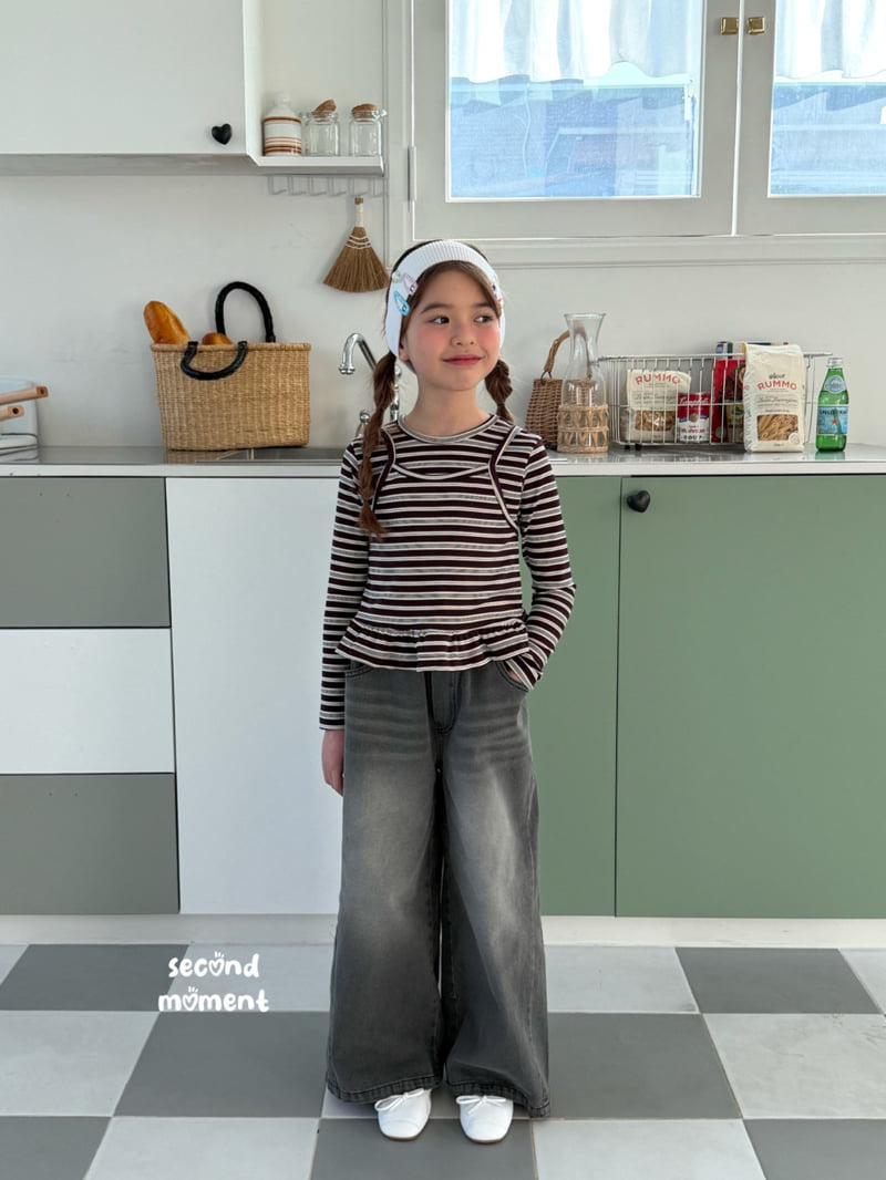 Second Moment - Korean Children Fashion - #magicofchildhood - Spring Candy Frill Tee - 5
