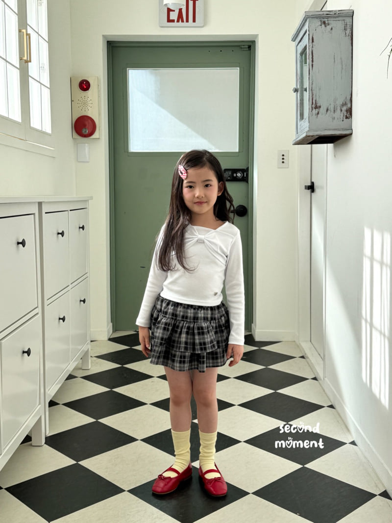 Second Moment - Korean Children Fashion - #magicofchildhood - Rosie Check Skirt - 10