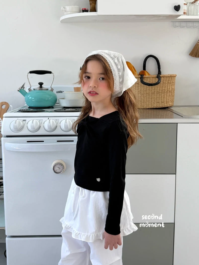 Second Moment - Korean Children Fashion - #magicofchildhood - Charming Ribbon Tee - 6