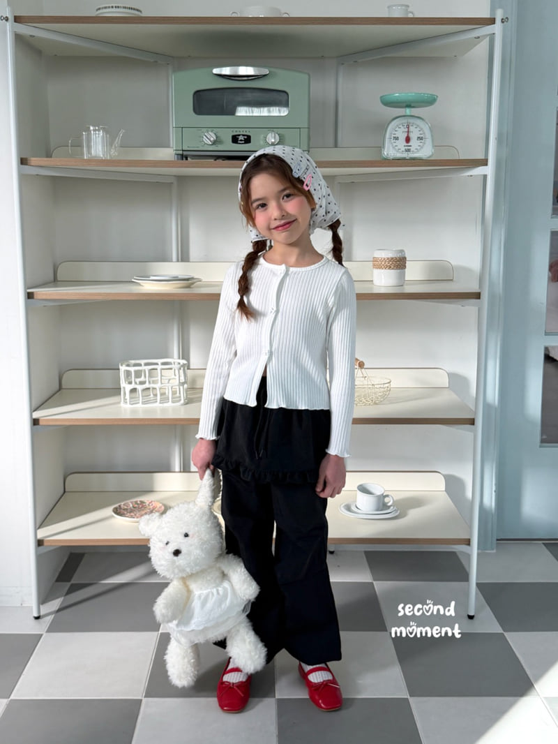 Ribbon Rib Cardigan by Second moment for Child - view 2