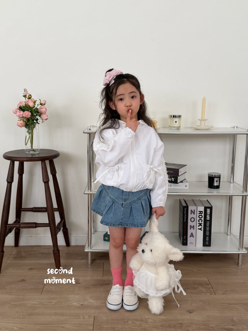 Second Moment - Korean Children Fashion - #magicofchildhood - Pleated Denim Skirt - 3