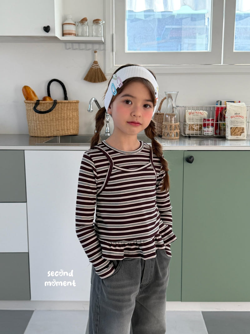 Second Moment - Korean Children Fashion - #minifashionista - Spring Candy Frill Tee - 6