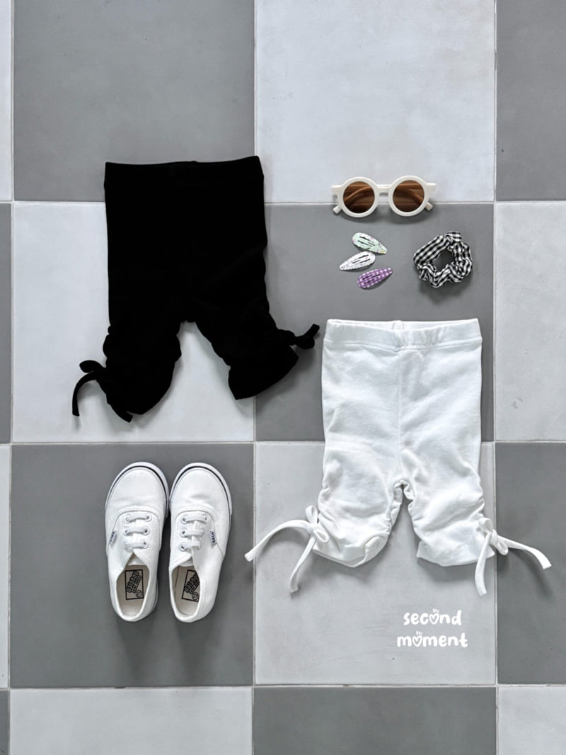 Second Moment - Korean Children Fashion - #minifashionista - Ribbon Shirring Leggings