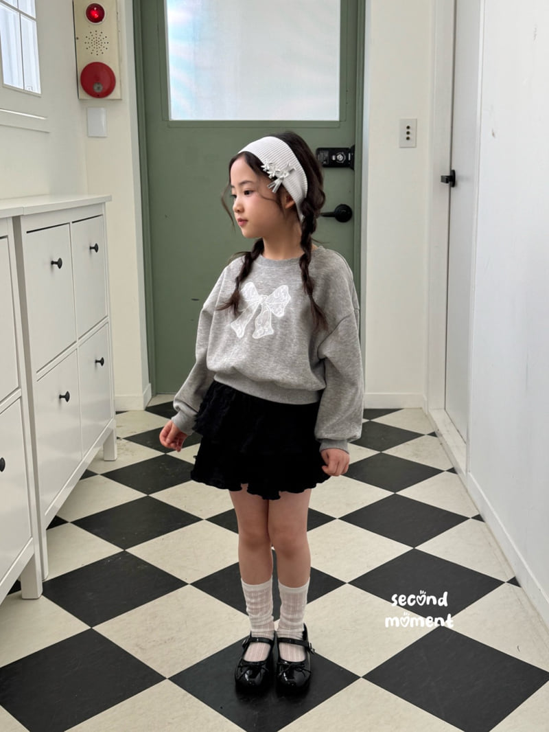 Second Moment - Korean Children Fashion - #magicofchildhood - Night Sweet Bean Tiered Skirt - 4