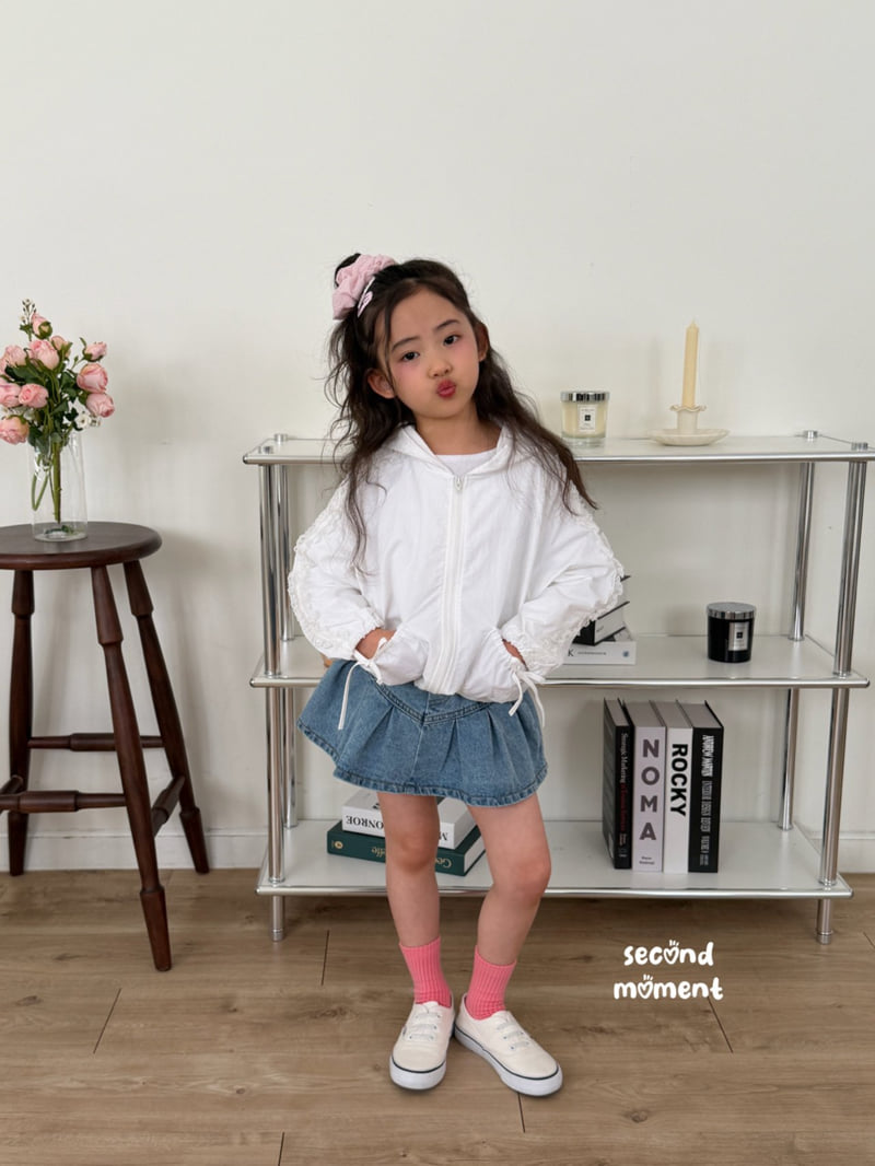 Second Moment - Korean Children Fashion - #magicofchildhood - Pleated Denim Skirt - 4