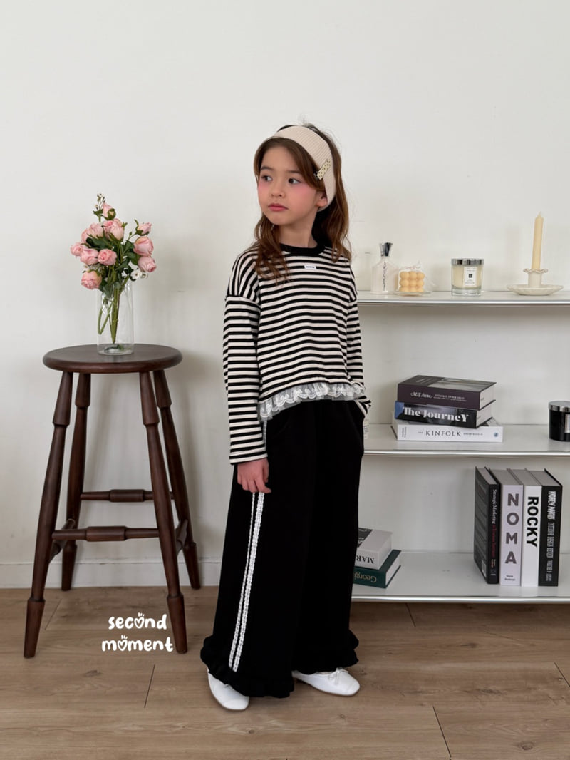 Second Moment - Korean Children Fashion - #prettylittlegirls - Frill Lace Pants - 8
