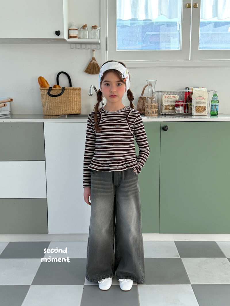 Second Moment - Korean Children Fashion - #prettylittlegirls - Spring Candy Frill Tee - 7