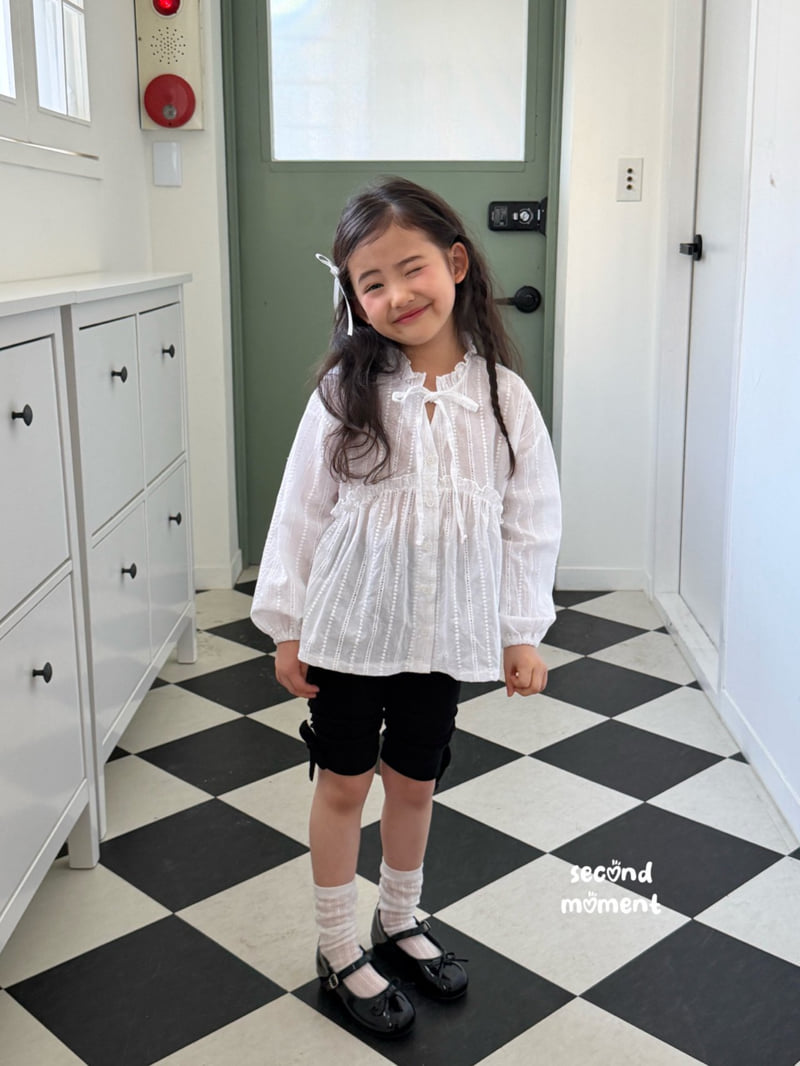 Second Moment - Korean Children Fashion - #prettylittlegirls - Ribbon Shirring Leggings - 2