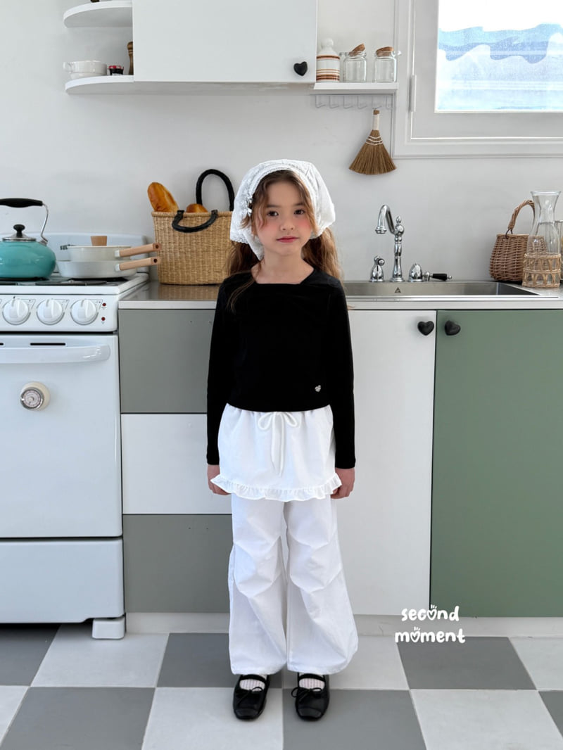 Second Moment - Korean Children Fashion - #prettylittlegirls - Charming Ribbon Tee - 8