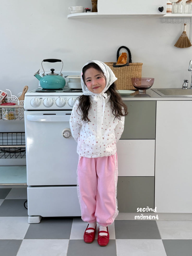 Second Moment - Korean Children Fashion - #prettylittlegirls - Lace Double Line Jogger Pants - 6