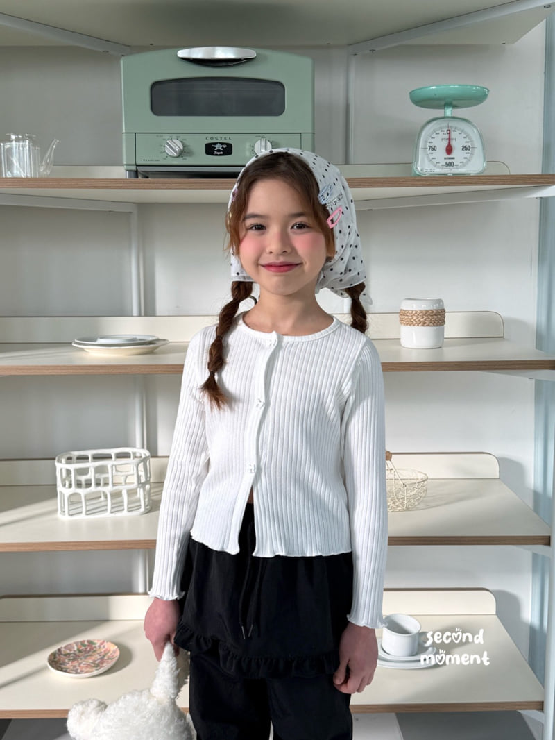 Ribbon Rib Cardigan by Second moment for Child - view 4