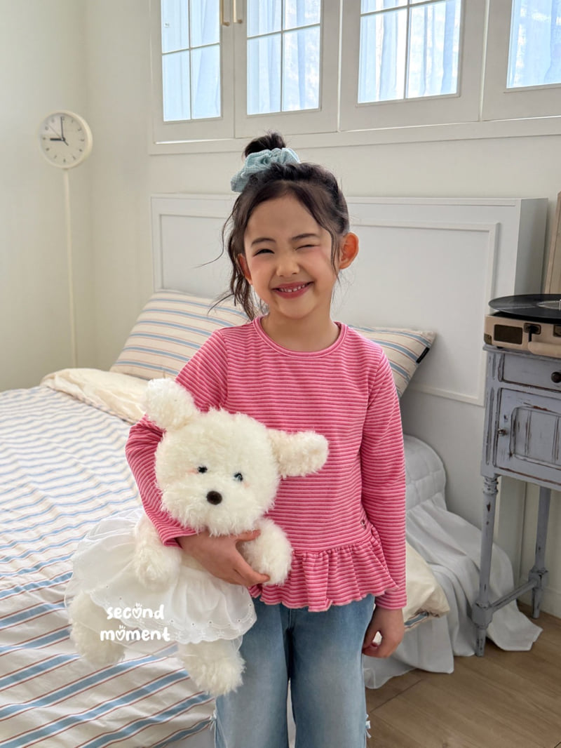 Second Moment - Korean Children Fashion - #prettylittlegirls - Seasoning Frill Tee - 12