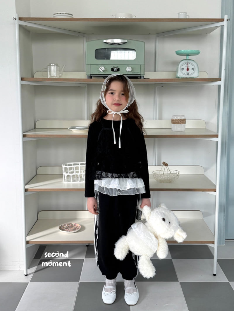 Second Moment - Korean Children Fashion - #prettylittlegirls - Blanc Ribbon Bustier - 2