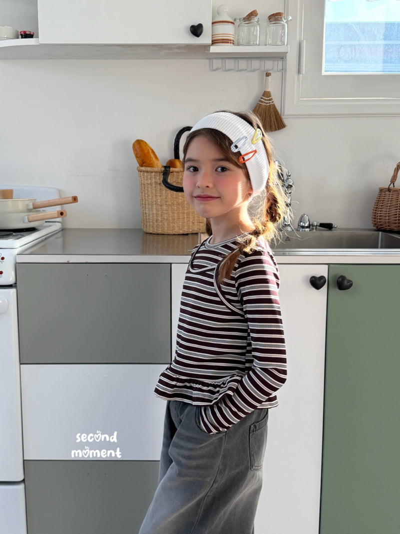 Second Moment - Korean Children Fashion - #stylishchildhood - Spring Candy Frill Tee - 10