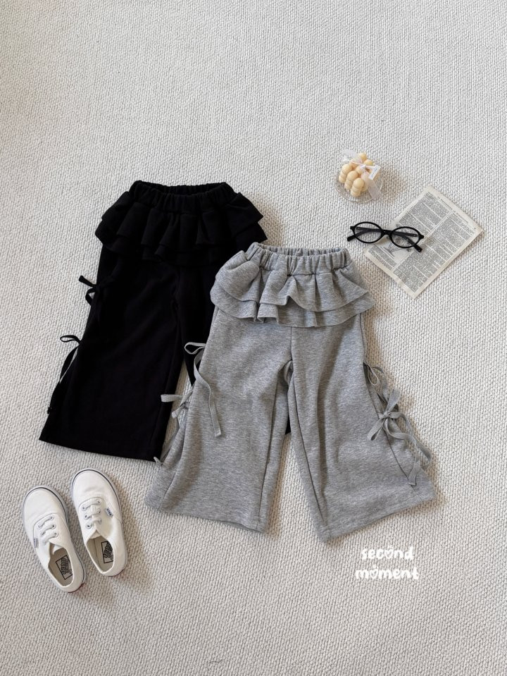 Second Moment - Korean Children Fashion - #todddlerfashion - Tutu Ribbon Pants - 2