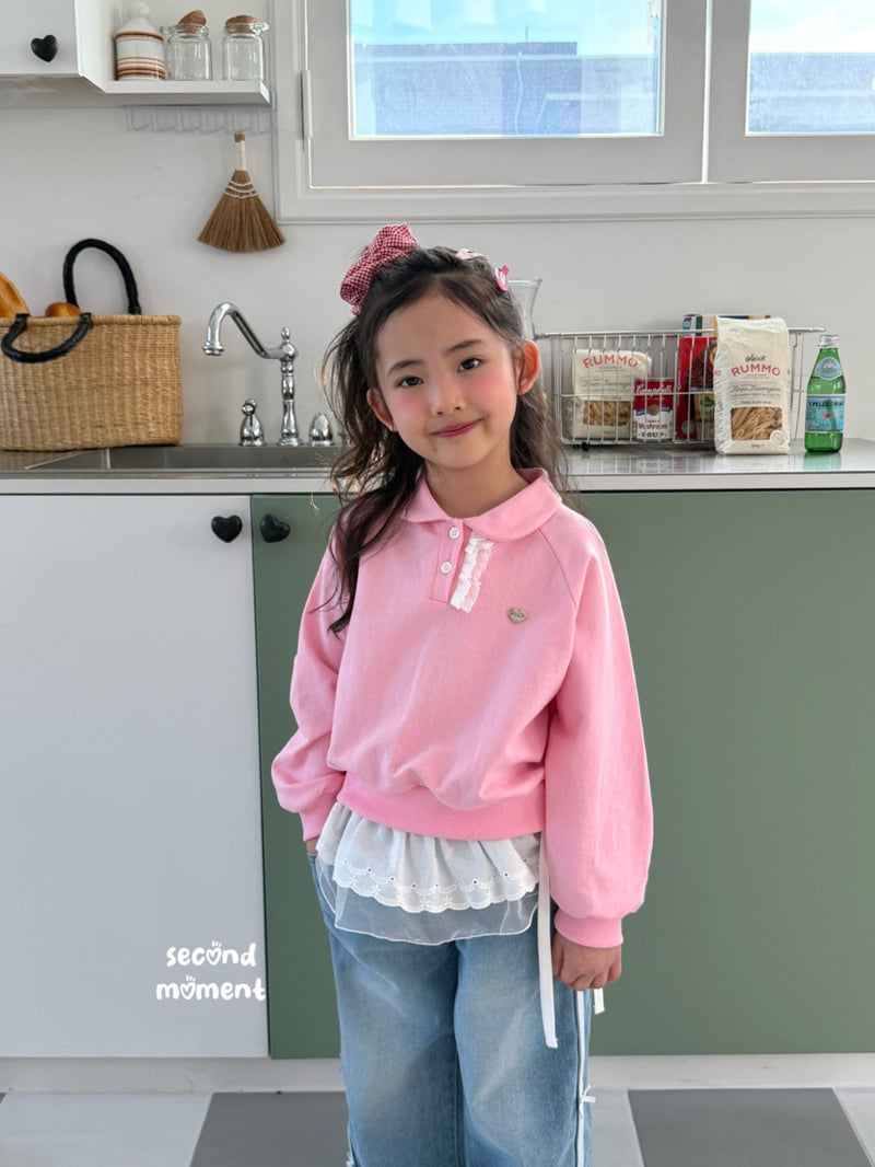 Second Moment - Korean Children Fashion - #toddlerclothing - Kitsch Ribbon Denim Pants - 6