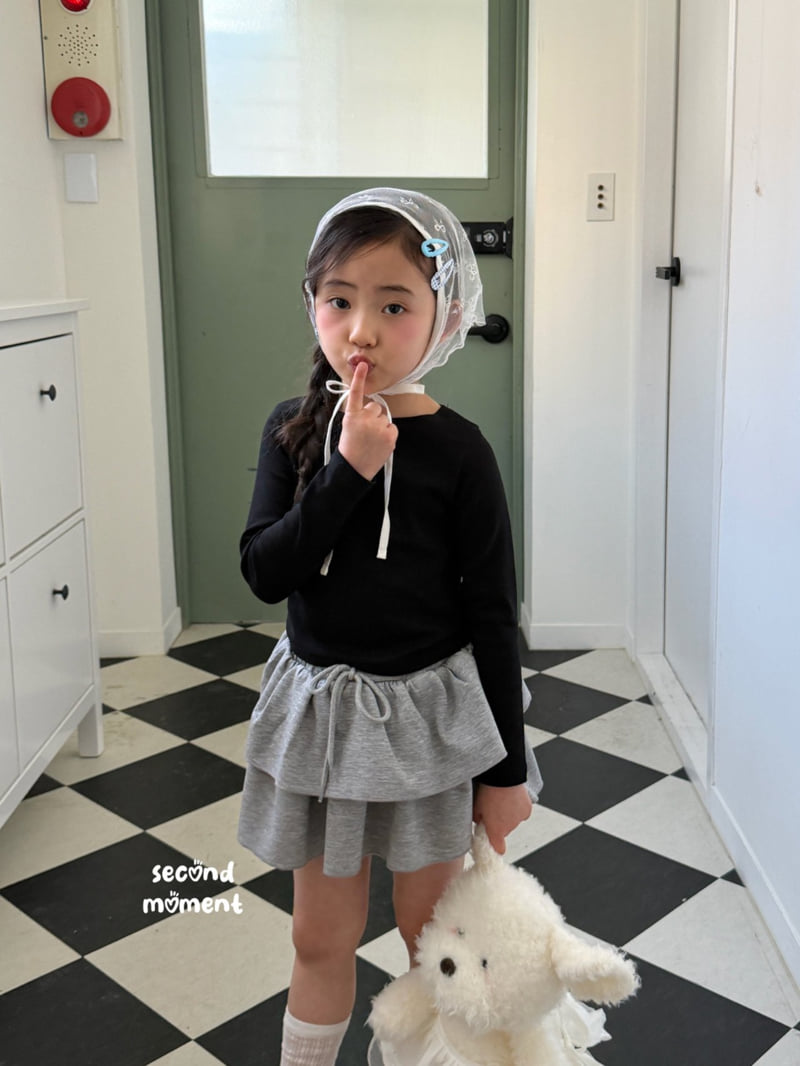 Second Moment - Korean Children Fashion - #toddlerclothing - Daily Boat Neck Tee - 8