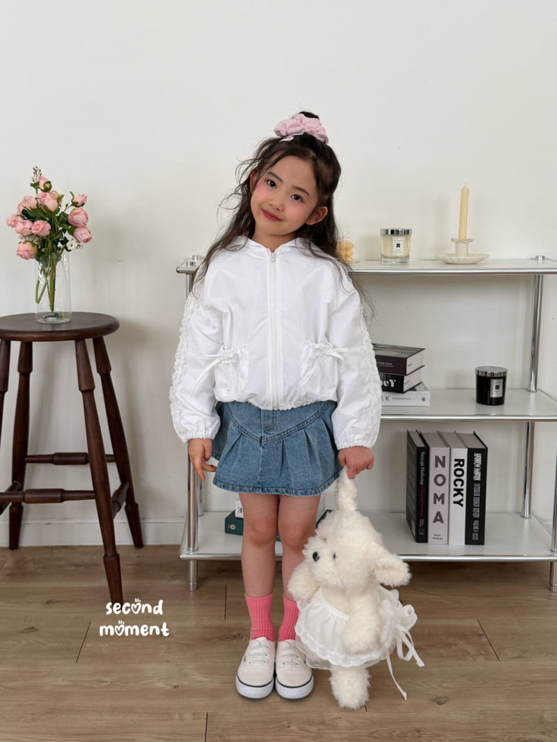 Second Moment - Korean Children Fashion - #toddlerclothing - Pleated Denim Skirt - 7