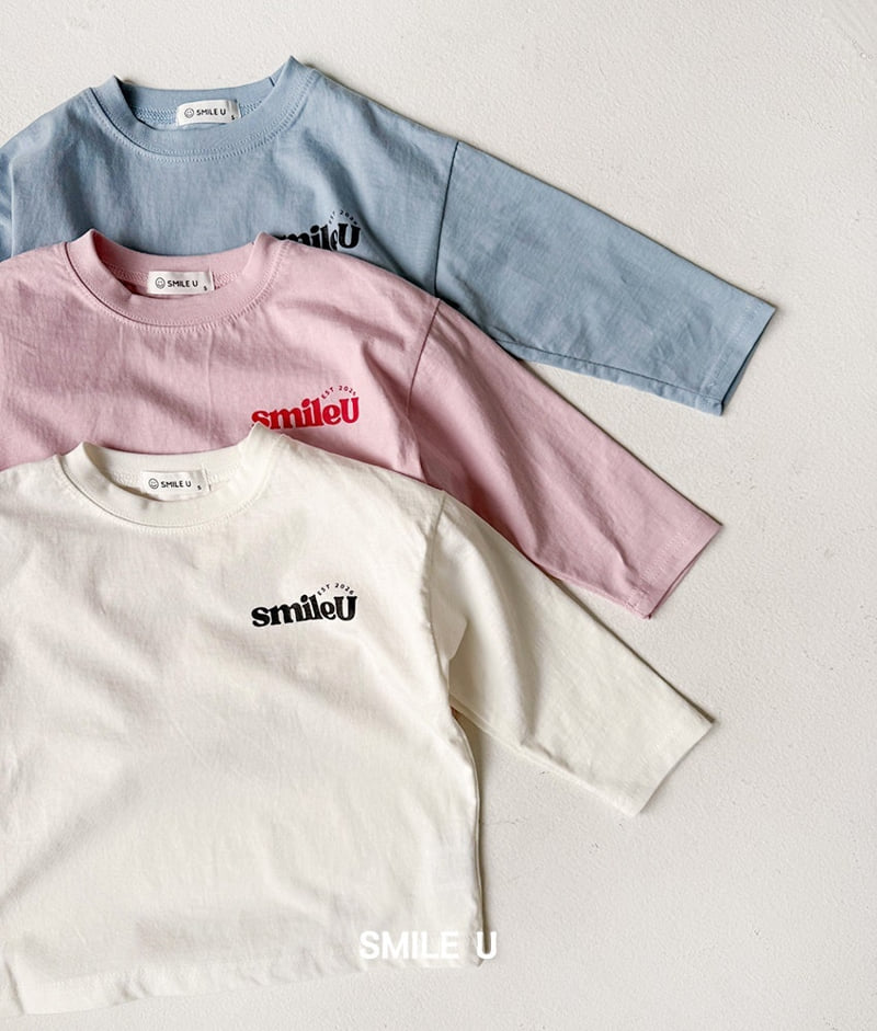 Smile U - Korean Children Fashion - #Kfashion4kids - Logo Tee - 10
