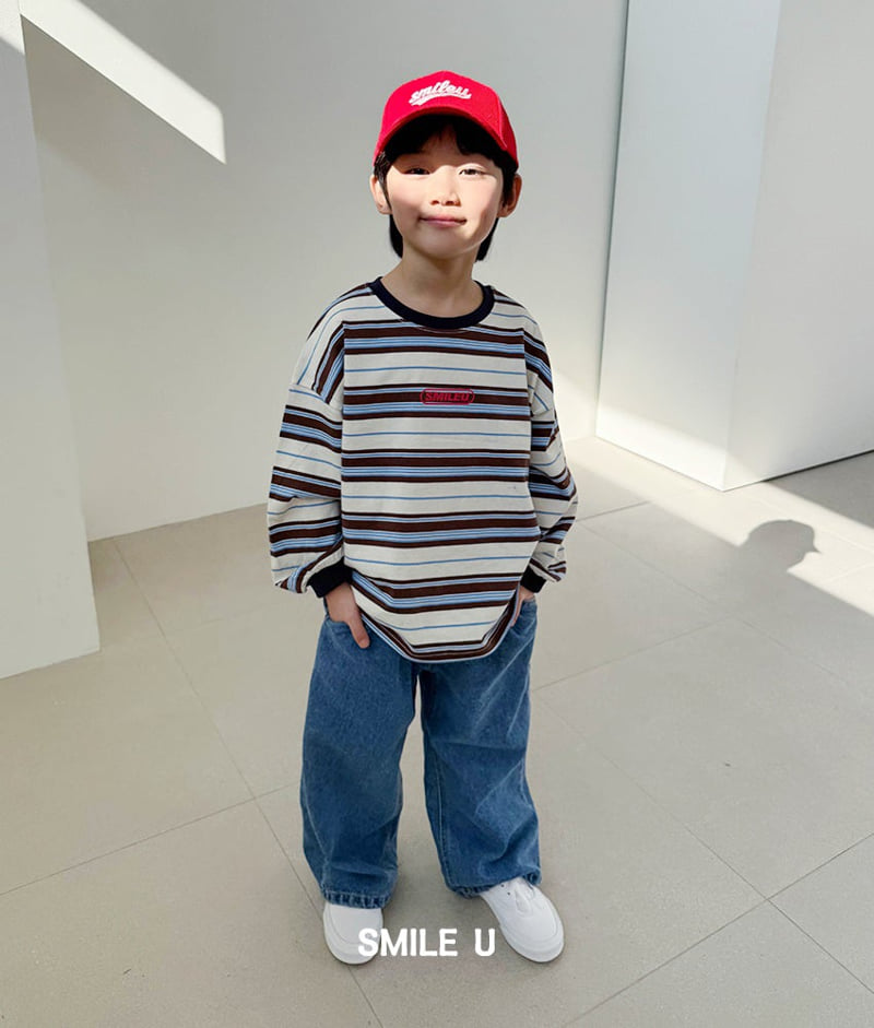 Smile U - Korean Children Fashion - #Kfashion4kids - Ricky Stripe Tee - 9