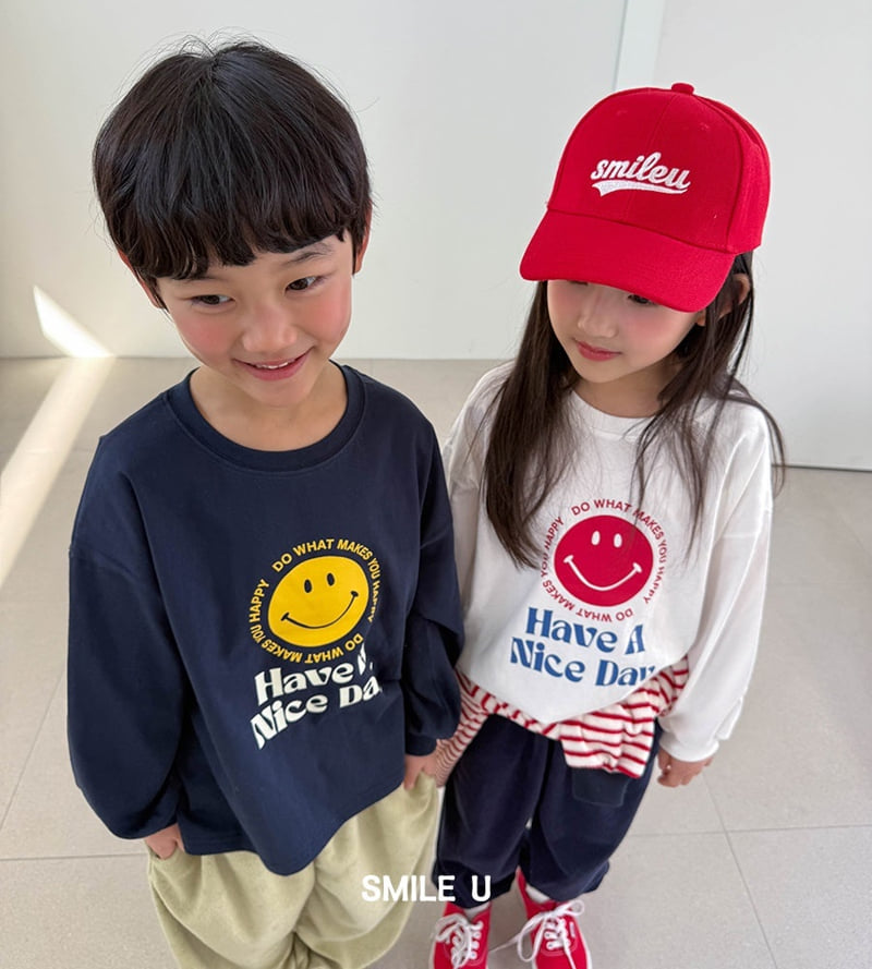 Smile U - Korean Children Fashion - #childofig - Nice Tee - 5