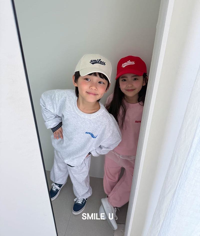 Smile U - Korean Children Fashion - #childofig - Logo Sweatshirt - 2