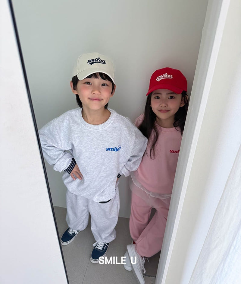 Smile U - Korean Children Fashion - #childofig - Logo Sweatshirt - 3