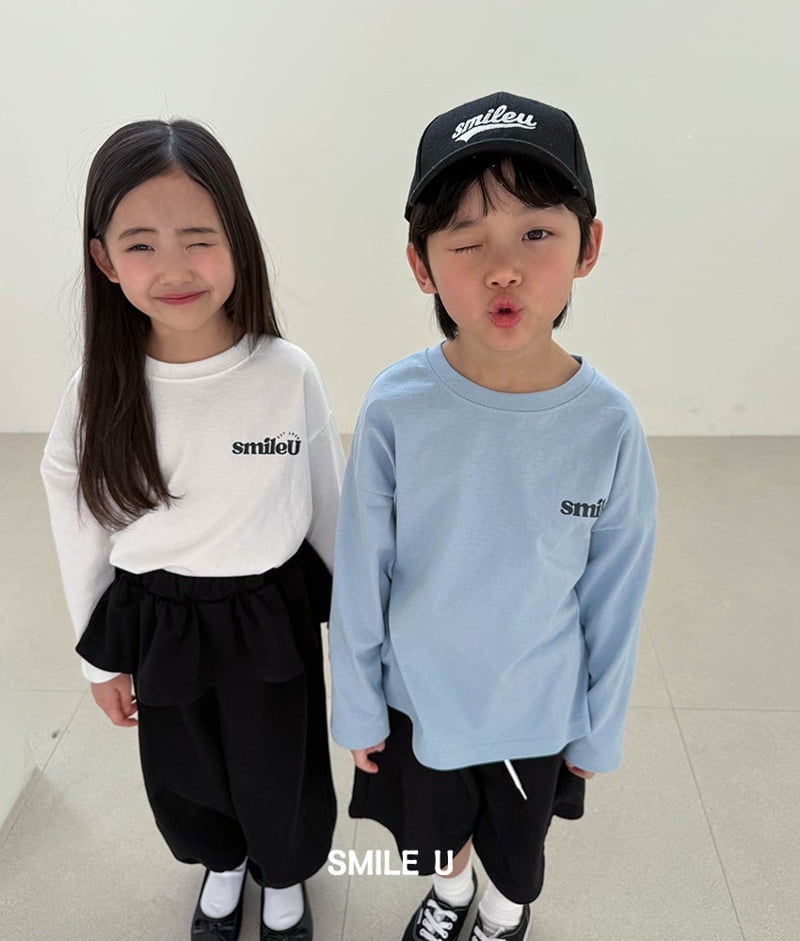 Smile U - Korean Children Fashion - #childofig - Logo Tee
