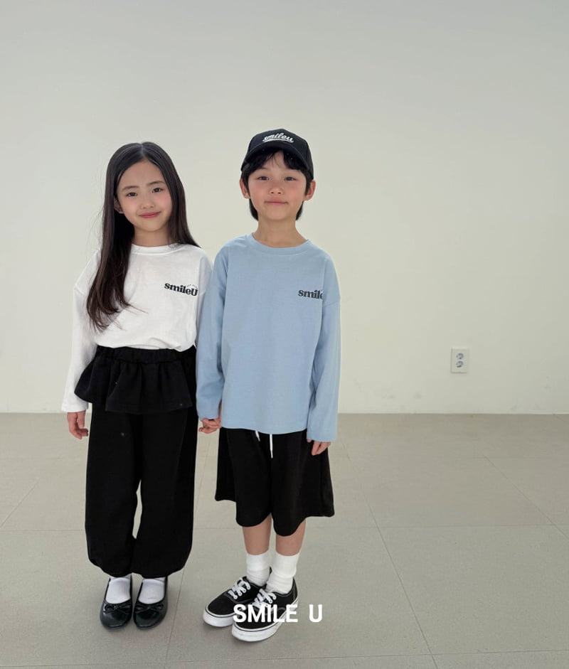 Smile U - Korean Children Fashion - #childofig - Logo Tee - 2