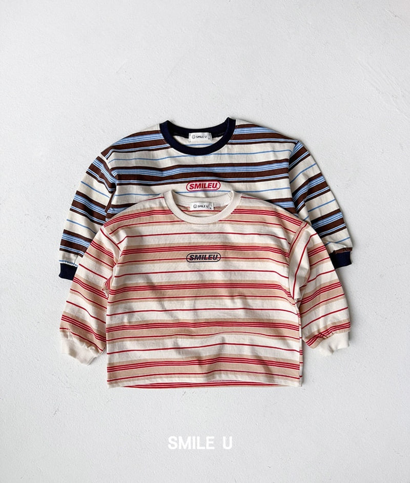 Smile U - Korean Children Fashion - #childofig - Ricky Stripe Tee