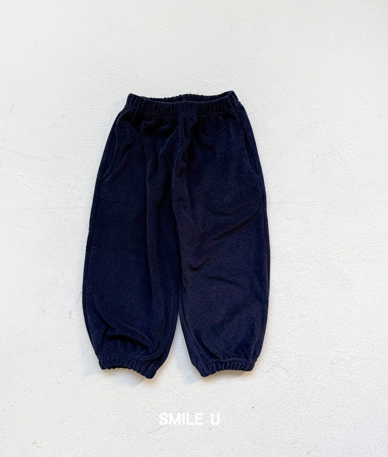 Smile U - Korean Children Fashion - #childofig - Terry Jogger Pants - 12