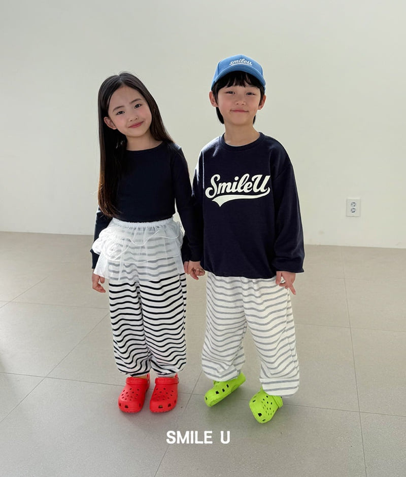 Smile U - Korean Children Fashion - #childofig - Slim Ribbed Tee - 8