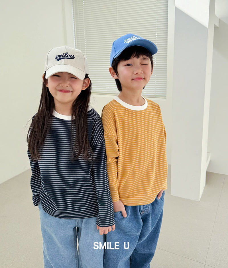 Smile U - Korean Children Fashion - #childofig - Winner Stripe Tee - 7