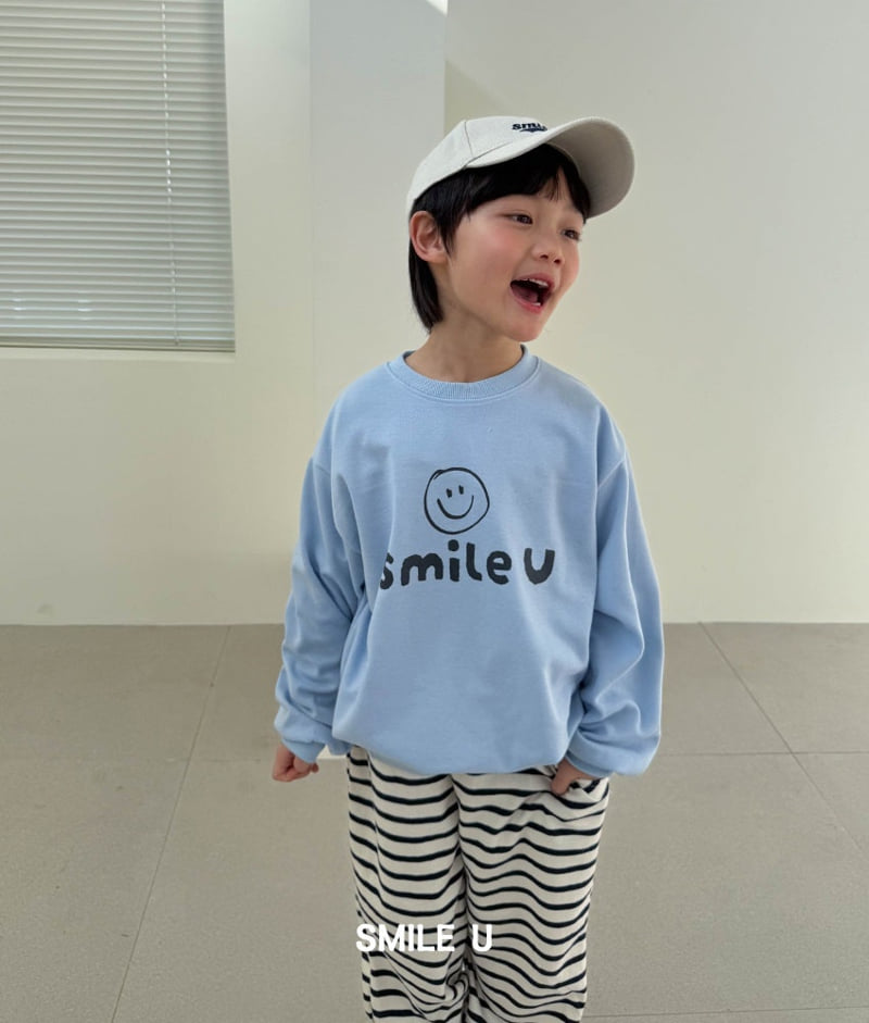 Smile U - Korean Children Fashion - #childofig - Face Sweatshirt - 3