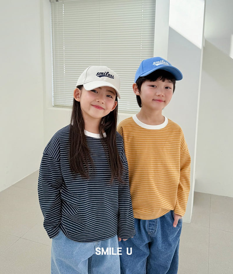 Smile U - Korean Children Fashion - #childrensboutique - Winner Stripe Tee - 8
