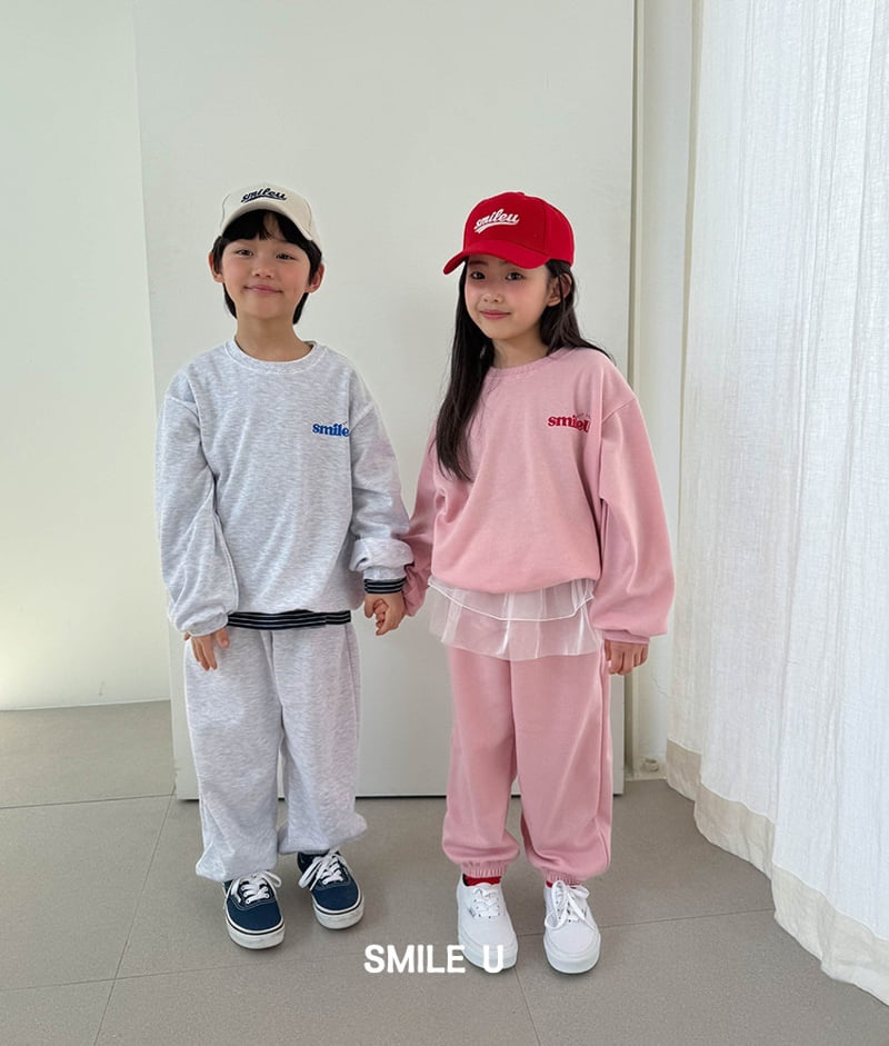 Smile U - Korean Children Fashion - #designkidswear - Logo Sweatshirt - 5