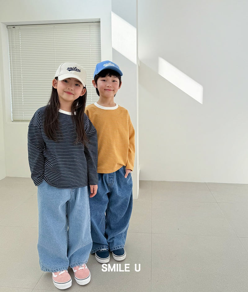 Smile U - Korean Children Fashion - #designkidswear - Winner Stripe Tee - 9