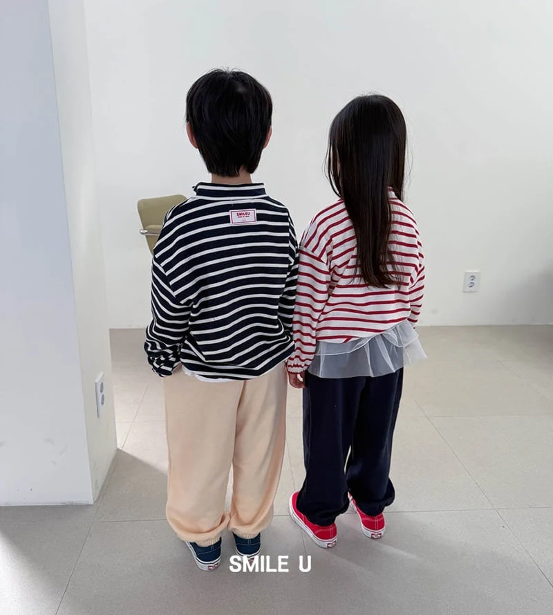 Smile U - Korean Children Fashion - #discoveringself - Stripe Anorak - 8