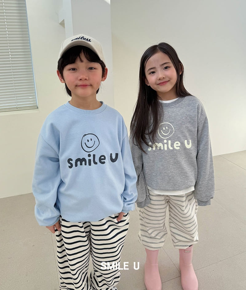 Smile U - Korean Children Fashion - #discoveringself - Face Sweatshirt - 6