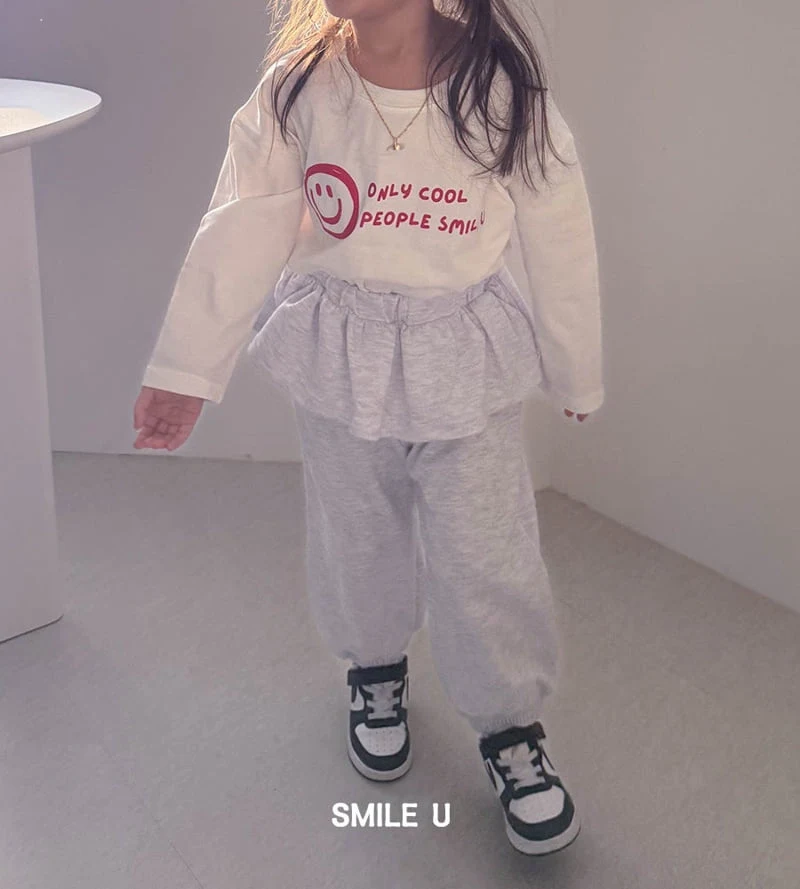 Smile U - Korean Children Fashion - #discoveringself - People Tee - 5