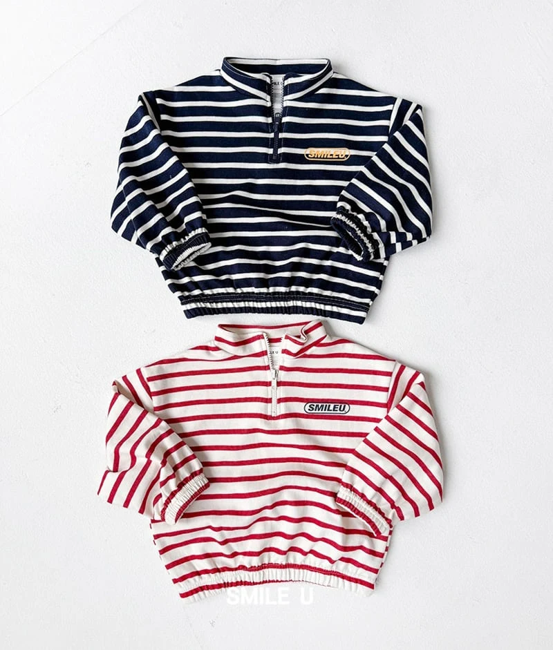 Smile U - Korean Children Fashion - #kidsshorts - Stripe Anorak - 10
